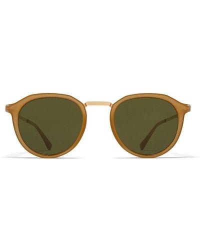 Mykita Paulson Round Frame Sunglasses - Green