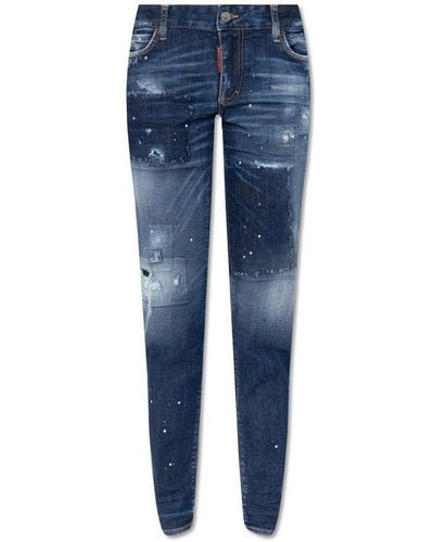 DSquared² ‘Medium Waist Skinny’ Jeans - Blue