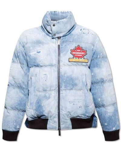 DSquared² Insulated Denim Jacket - Blue