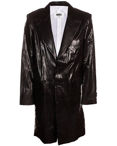 MM6 by Maison Martin Margiela Coat - Black