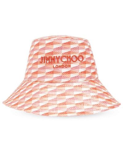 Jimmy Choo Patterned Hat 'Catalie' - Multicolour
