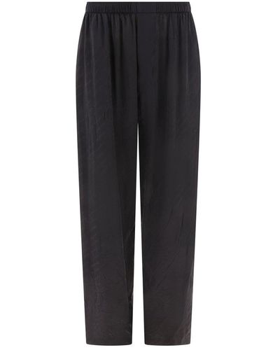 Balenciaga Elasticated-waist Trousers - Black