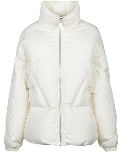 Khrisjoy Quilted Zip-up Puffer Jacket - White