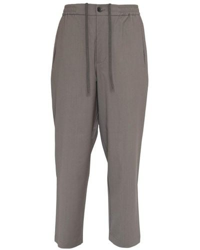 Barena Button Detailed Tailored Trousers - Grey