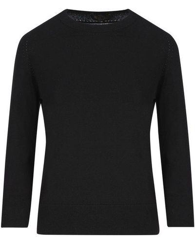Loro Piana Piuma Knitted Sweater - Black