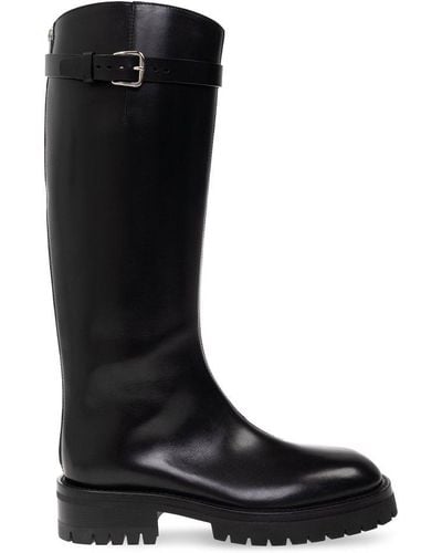 Ann Demeulemeester Nes Riding Boots - Black