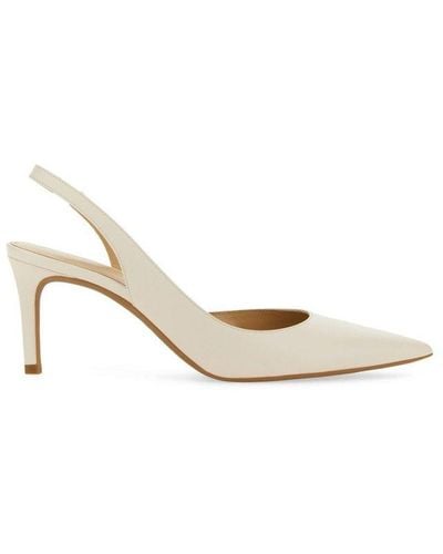MICHAEL Michael Kors Chelsea Slingback Pointed-toe Court Shoes - Natural