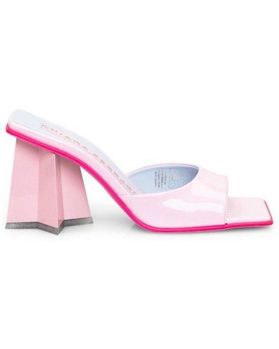 Chiara Ferragni Slip-on Heeled Sandals - Pink
