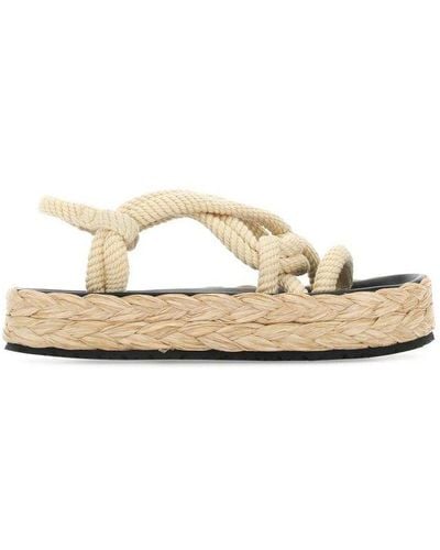 Isabel Marant Strapped Open-toe Sandals - Natural