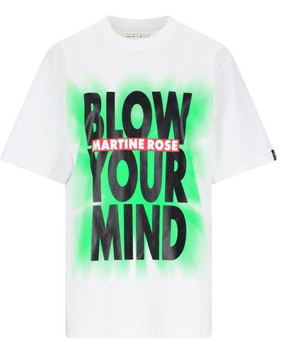 Martine Rose 'blow Your Mind' T-shirt - Green