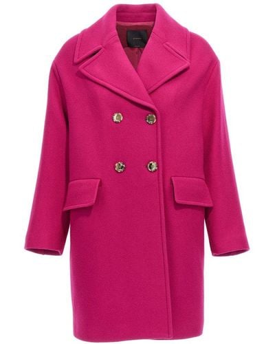 Pinko Effetto Coats, Trench Coats - Pink