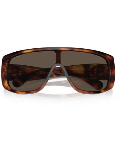 Chanel Shield Sunglasses - Brown