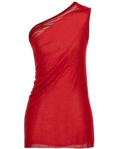 Rick Owens Athena T Tops - Red