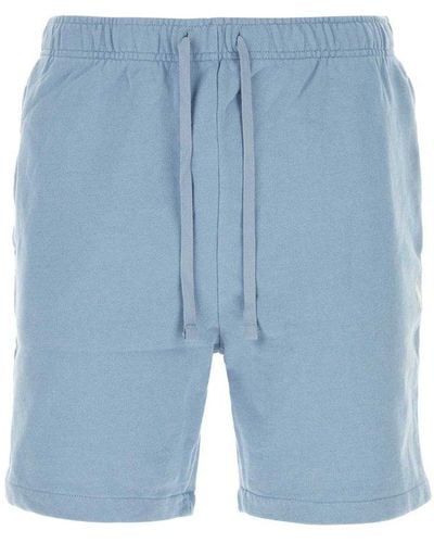 Polo Ralph Lauren Logo Embroidered Drawstring Track Shorts - Blue