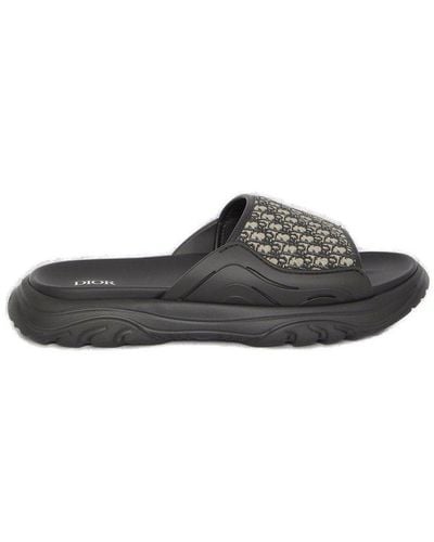 Dior H Town Slip-on Sandals - Grey