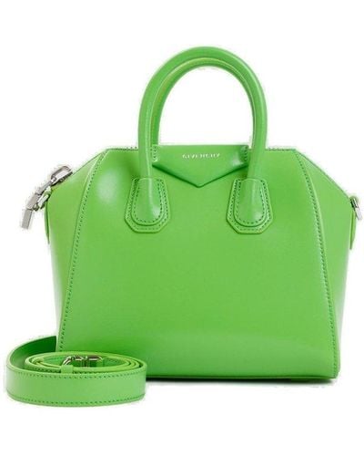 Givenchy Antigona Mini Top Handle Bag - Green