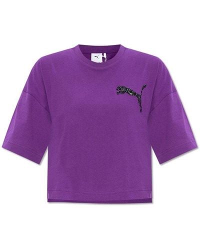 Puma Small Logo T Shirt Ladies