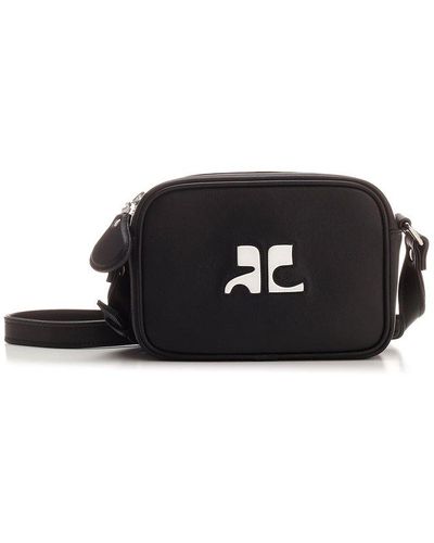 Courrèges - Mini Loop X Shoulder Bag in Black Courreges