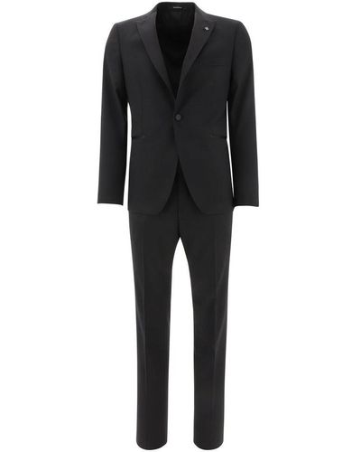 Tagliatore Single-breasted Two-piece Suit Set - Black