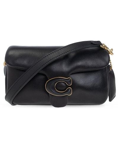 COACH Pillow Tabby Quilted Shoulder Bag - Black