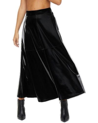 FEDERICA TOSI High-waisted Flared Skirt - Black
