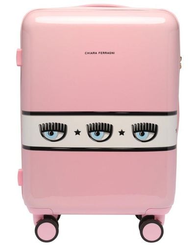 Chiara Ferragni Logomania Suitcase - Pink