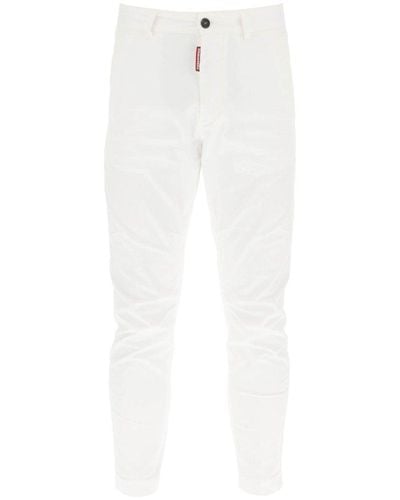DSquared² Sexy Chino Pants - White