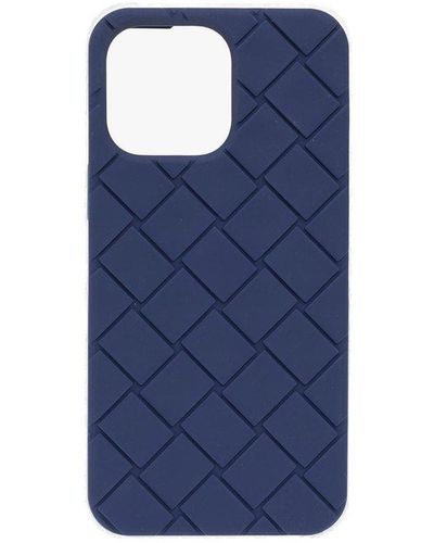 Bottega Veneta Iphone 14 Pro Max Case - Blue