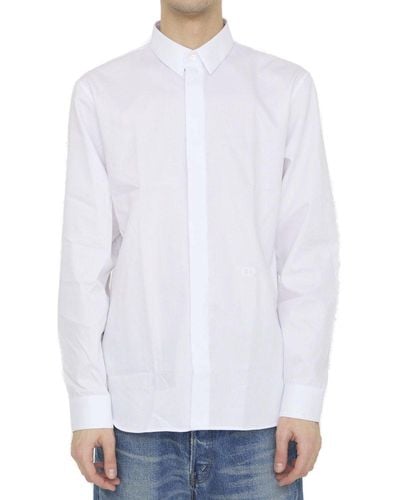 Dior Cd Icon Long-sleeved Shirt - White