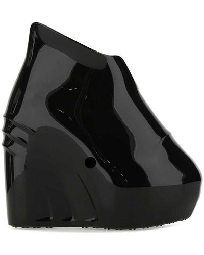 Givenchy Monumental Mallow Wedge Boots - Black
