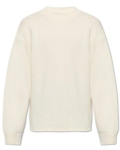 Jacquemus Sweater With Logo, - White