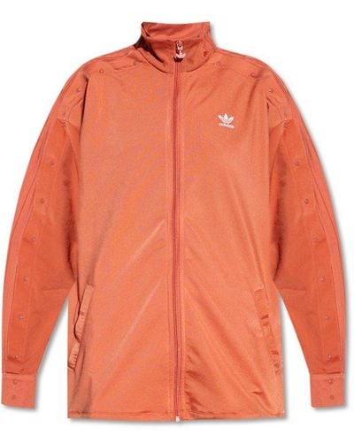 adidas Originals Sweatshirt With Logo, - Orange