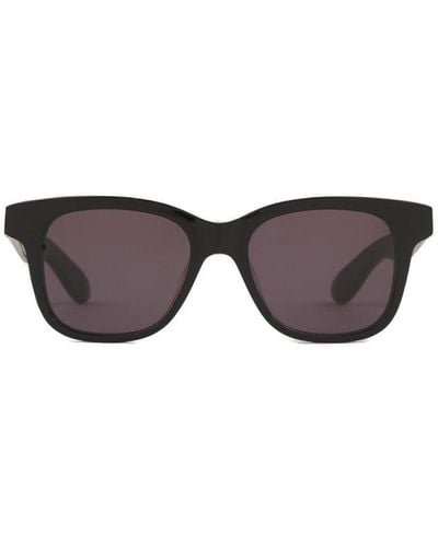 Alexander McQueen Square-frame Sunglasses - Grey