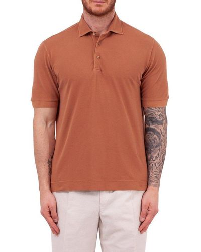Circolo 1901 Short-sleeved Polo Shirt - Brown