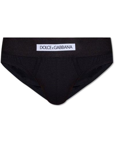 Dolce & Gabbana Cotton Briefs - Black