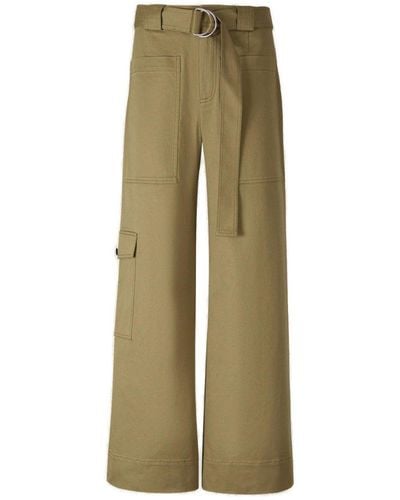 Proenza Schouler Cotton Cargo Trousers - Green