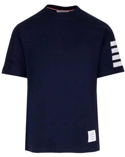 Thom Browne 4-Bar T-Shirt - Blue