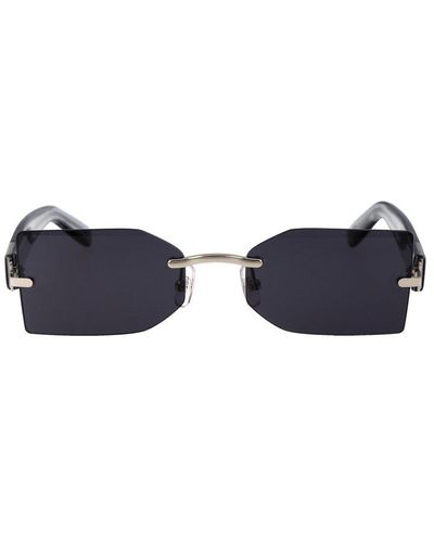 Gcds Rectangular Frame Sunglasses - Blue