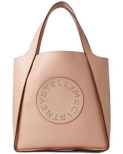 Stella McCartney Logo Tote Bag - Natural