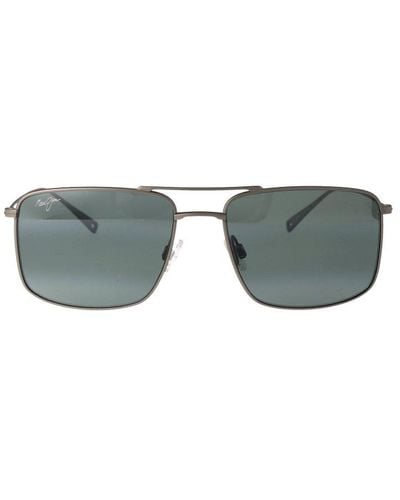 Maui Jim Aeko Square Frame Polarized Sunglasses - Gray