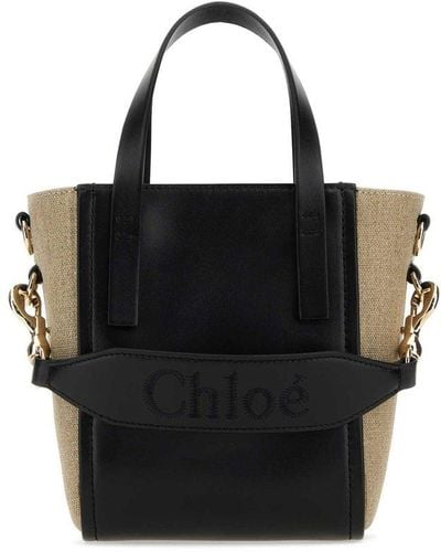 Chloé Small Sense Tote Bag - Black