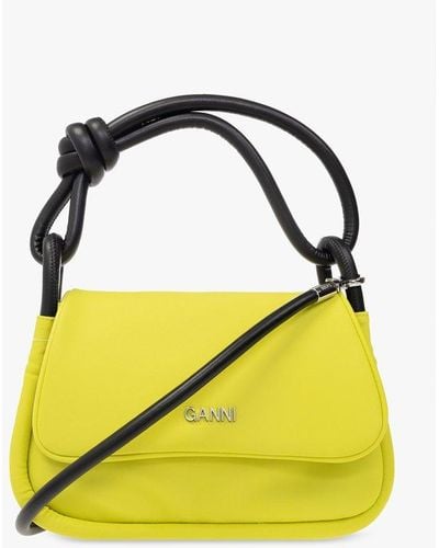 Ganni 'knot' Shoulder Bag - Yellow