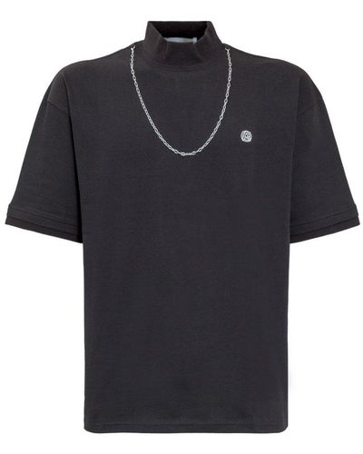 Ambush Chain Link Embellished T-shirt - Black