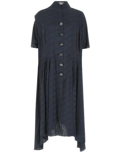 blue balenciaga dress