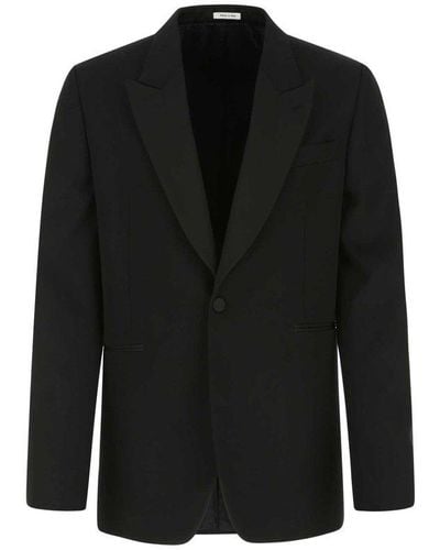Alexander McQueen Jackets And Vests - Black