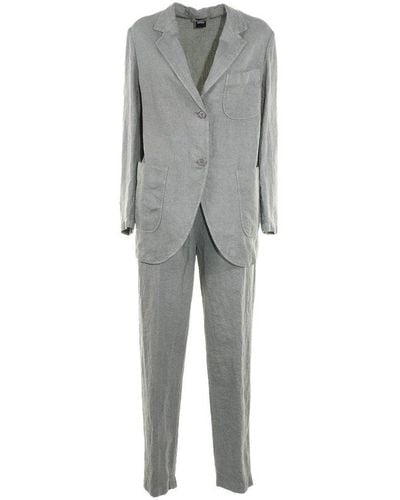 Aspesi Single-breasted Two-piece Suit - Grey