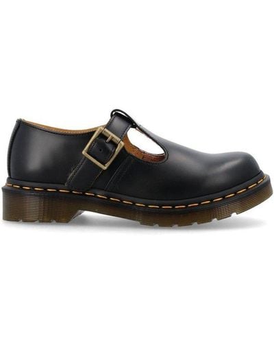 Dr. Martens Polley Smooth Mary Jane Shoes - Black