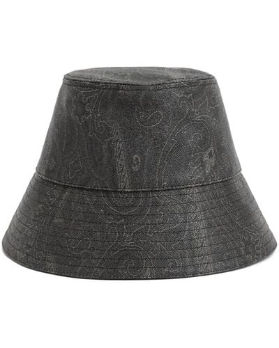 Etro Cotton Hat - Gray