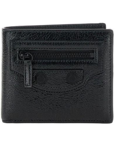 Balenciaga Le Cagole Bi-fold Wallet - Black