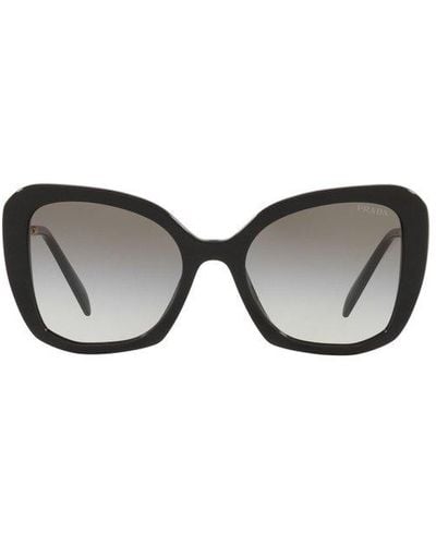 Prada 53mm Butterfly Sunglasses - Black